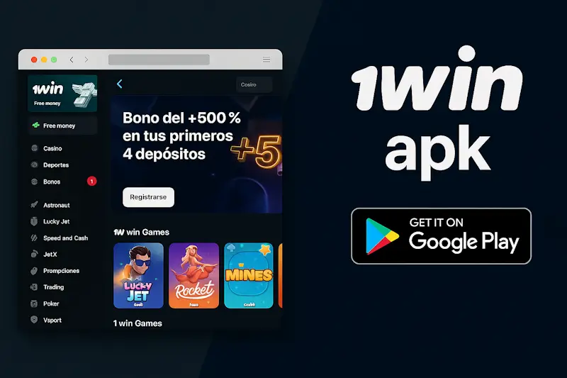 1win apk para Android — guía paso a paso