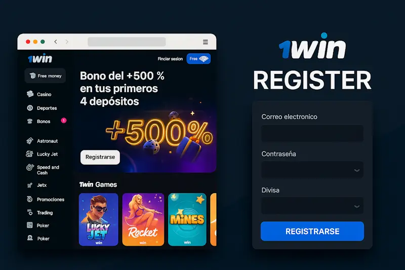 1win register — guía paso a paso