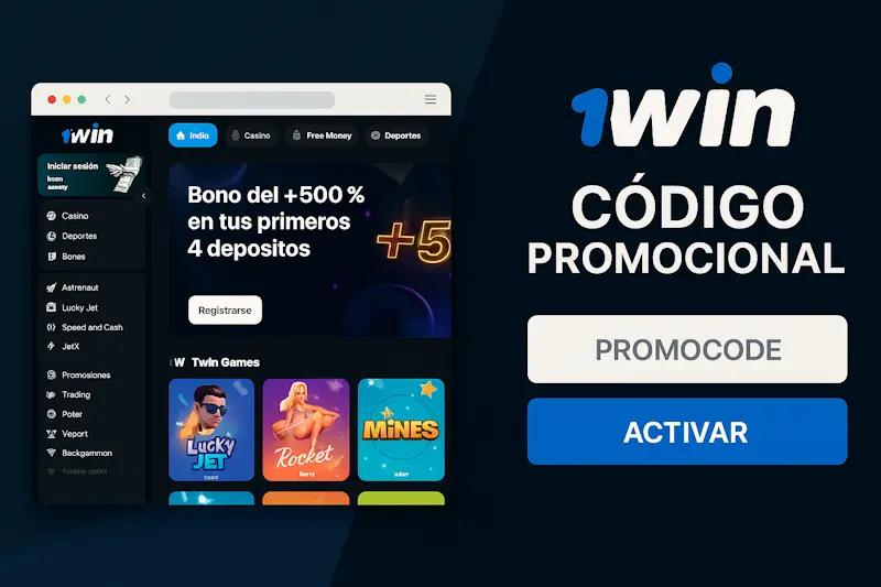 1win codigo promocional